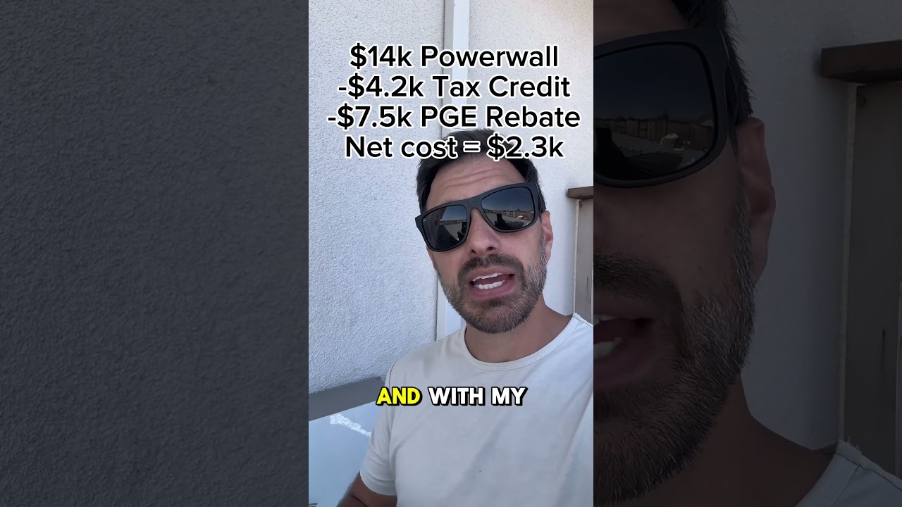 Cost and ROI of Tesla Powerwall 3 with PGE