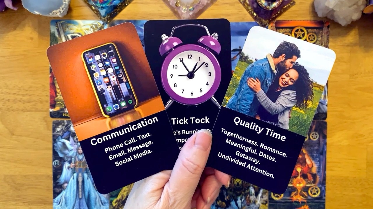 IT'S TIME! THEY WANT TO TALK! 😍 READY OR NOT HERE THEY COME! ♥️ LOVE READING #nocontact #tarot