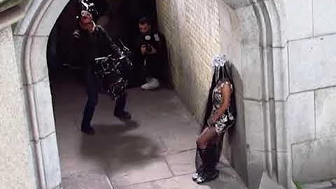 BTS of Nicki Minaj shooting No Frauds in London