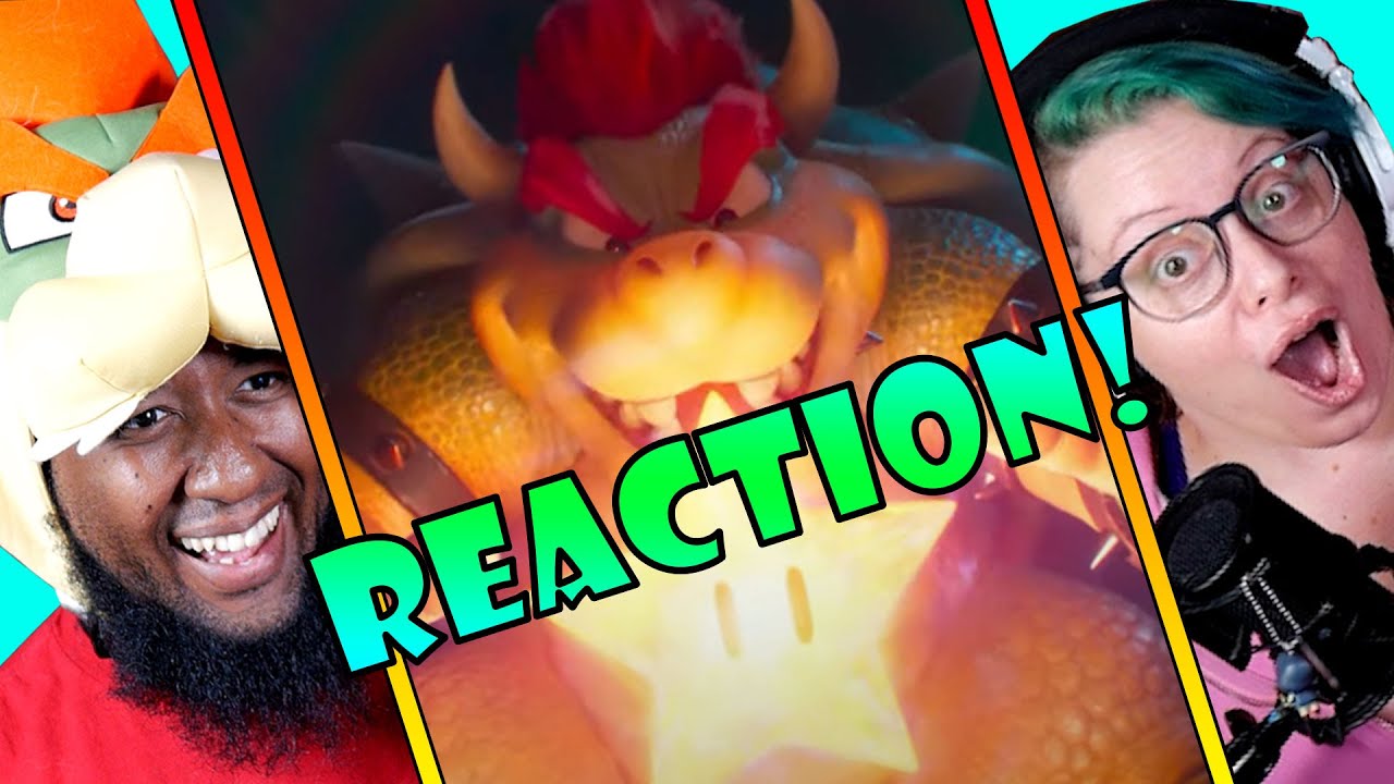 BOWSER FAN REACTS TO MARIO MOVIE TRAILER |  BEST REACTION JACK BLACK AS BOWSER + CHRIS PRATT MARIO