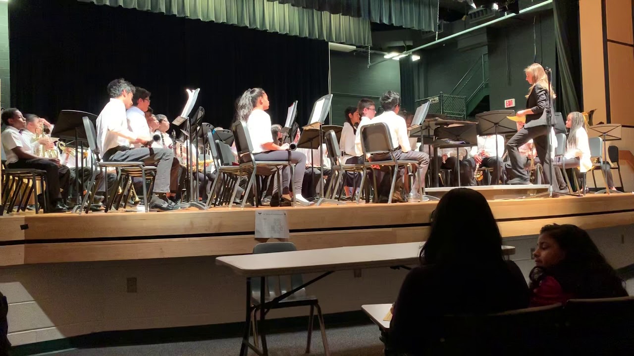 Band performance at stone hill middle school YouTube