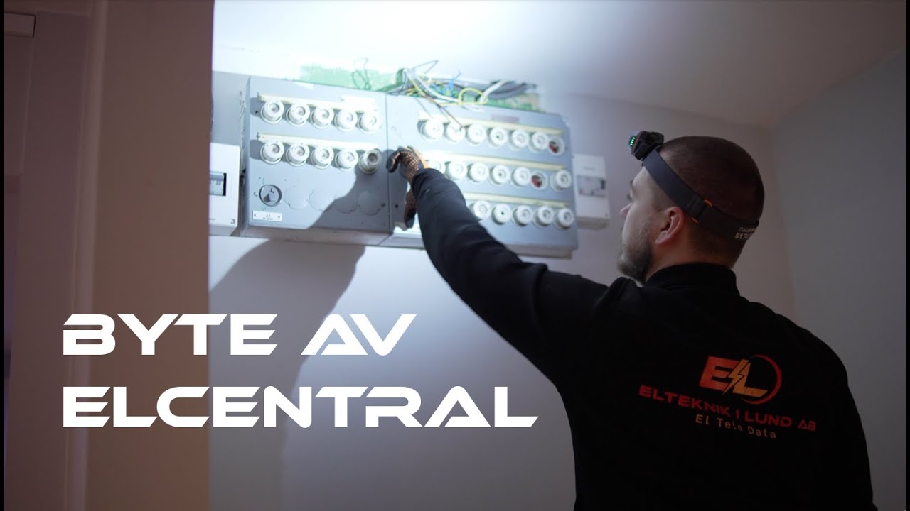 Byte av elcentral - Så här går det till!
