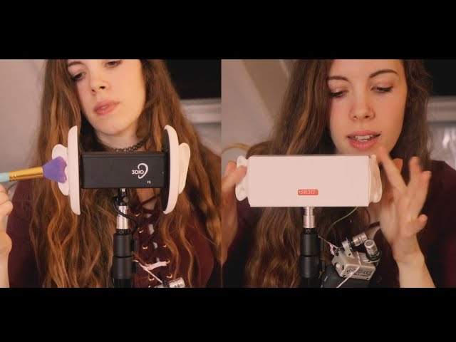 Ear Cleaning Sounds Comparing 3Dio VS SR3D - ASMR - YouTube