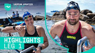 10km Race Highlights | Open Water Swimming Cup 2024 - Leg 1 (Piombino) | European Aquatics