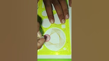 How many rotations did the pen make in total?🤔 #shorts #spirograph #satisfying