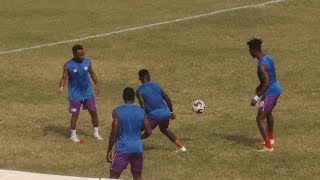 Watch Gladson Awako Include In Coach Samuel Boadu Starting XI Warm-up Session Against Elmina Sharks