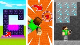 20 Luckiest Moments OF ALL TIME in Minecraft!