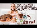 Low Cal/High Protein THICK DELICIOUS NUTELLA CAKE recipe