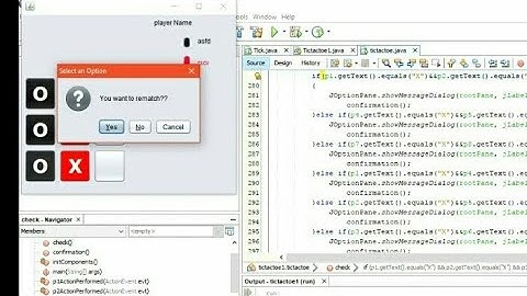 tic tac toe game in java [NetBeans]