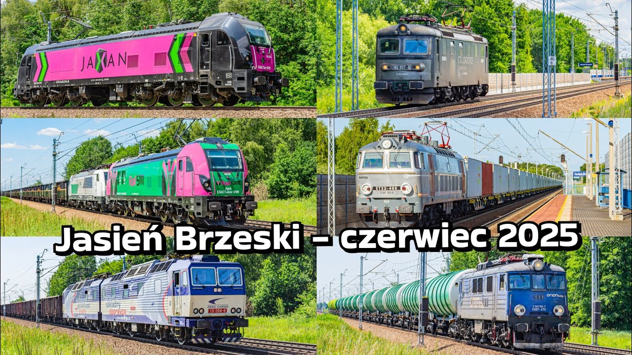 Czerwcowe pociągi w Jasieniu Brzeskim