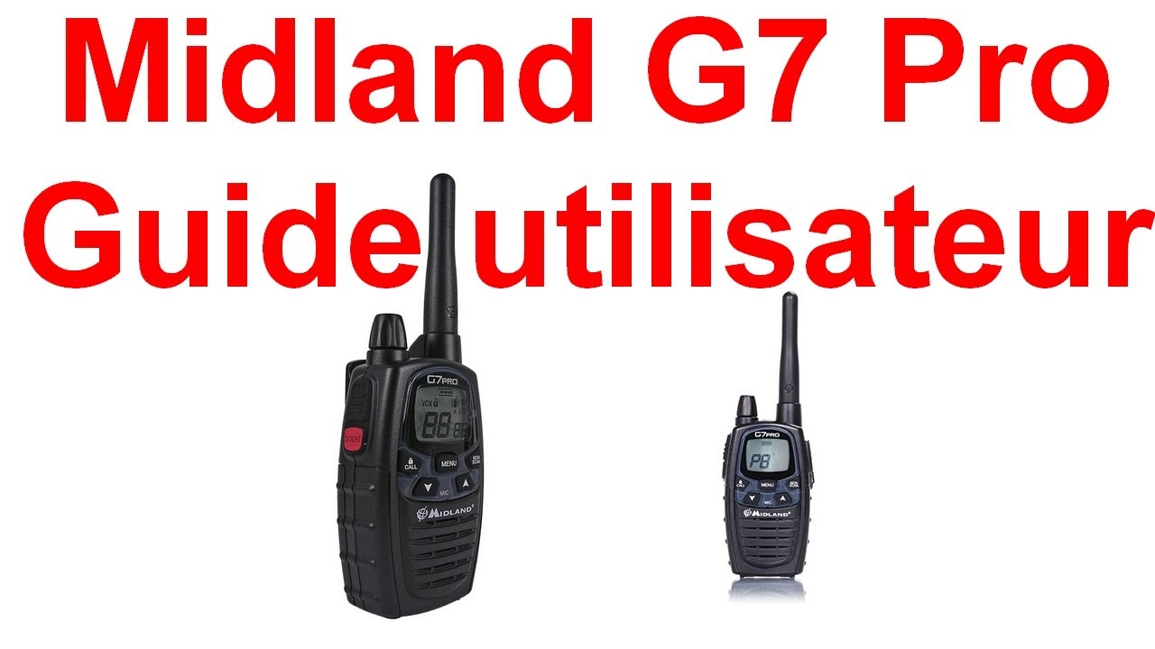 Midland g7 pro [ Mode d'emploi ] - YouTube