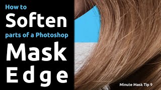 How to soften parts of a mask edge in Photoshop screenshot 1
