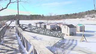 Smelt shacks return to Bowdoinham as cold winter revives fishing tradition