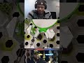 Marble Race Chaos: Gold vs Blue - Who Will Win? #shorts