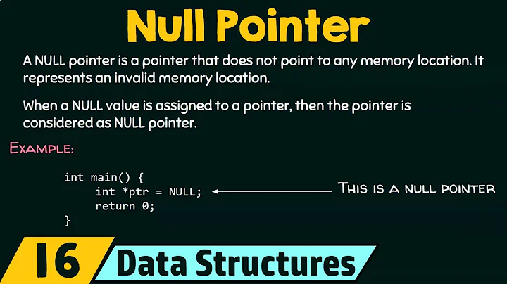 null pointer assignment