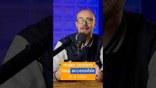 What makes content less accessible? screenshot 5