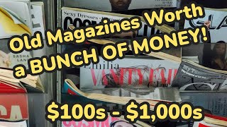 Your Old Magazines Might Be Worth a Bunch Of Money! Big Money Research Video