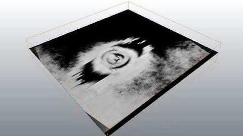 Impact damage in quasi-isotropic CFRP panel - Nikon Custom 320