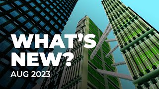 Our BIGGEST Minecraft City Update Yet! | August 2023
