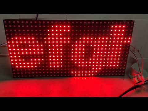 ESP32 Dot Matrix Display DMD