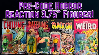 Super7: Pre-Code Horror Radium Man, Graveyard Ghoul, Seaweed Monster, Commander Ben ReAction Figures
