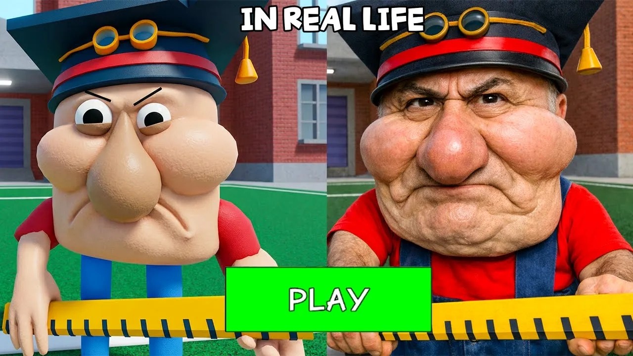 ESCAPA DEL SR. CABEZA MALÉVIDA EN LA VIDA REAL! OBBY ATERRADOR