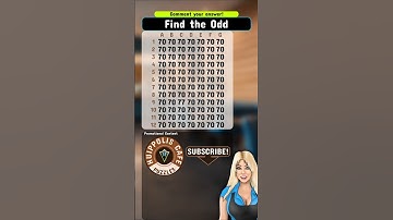 Find the odd | #find #odd #maths #facts #shorts #europe