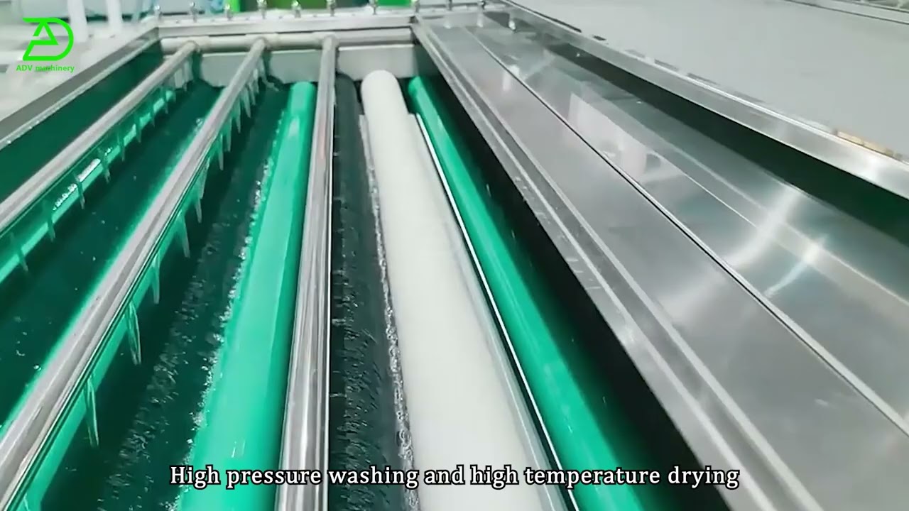 Touch screen operated water wet stainless steel wide belt sander for metal sheets