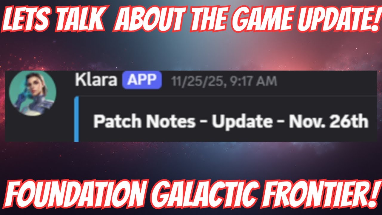 Let's Talk About The Latest Game Update! 11 26 2025 - YouTube