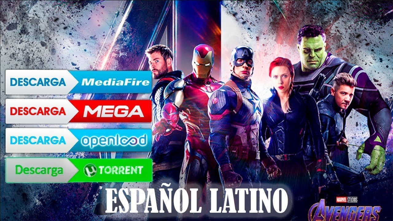 DESCARGAR AVENGERS ENDGAME 1080p HD 4k Español latino (Utorrent ,Google ...