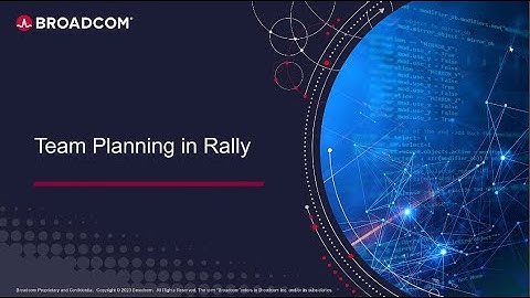 Team Planning in Rally