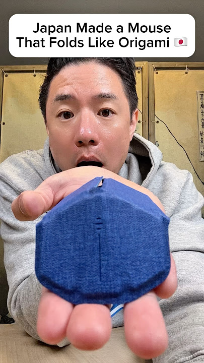 Japan Made a Mouse That Folds Like Origami