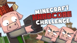 Too many piggles - Minecraft Hardcore Challenge w. DadCraft73 and ThePigglesworth! #7