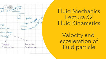 Fluid Mechanics | L32 | Fluid Kinematics | Velocity | Acceleration of Fluid Particle | GATE, ESE