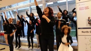 Flash Mob breaks out at Humber's Design Centre Opening