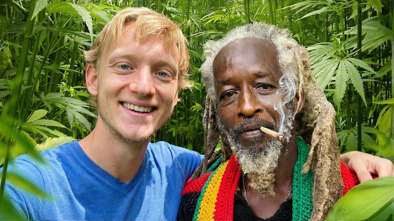 Verboden Wiet Roken met een Rastafari