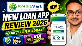 Kredit Mart - New Loan App 2026 | Only Pan & Adhaar  | Age 18+ | Emergency Loan App 2026 | EMI Loans screenshot 4