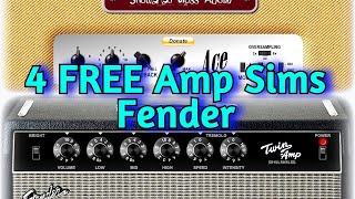 4 Best FREE FENDER Guitar Amp Sims - Vst Plugins by Blue Cat Audio, Soft Amp, Shattered Glass Audio screenshot 5