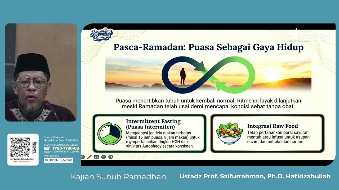 Kultum Shubuh |  Ustadz Prof. Saifurrahman, Ph.D. Hafidzahullah
