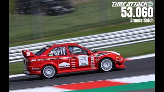 Time Attack UK 2024 round 4 Brands Hatch Hot lap - Mitsubishi Evo 6
