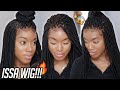 Most Realistic Braided Wig EVER!!! 😱🔥  Glueless Start To Finish Lace Wig Install | Neat and Sleek