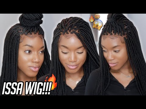 Most Realistic Braided Wig EVER!!! 😱🔥 Glueless Start To Finish Lace Wig Install | Neat and Sleek