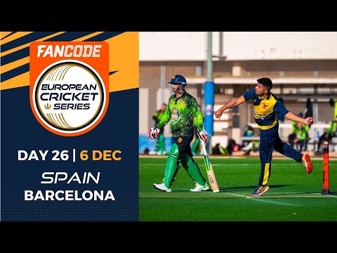 🔴 FanCode European Cricket Series Spain, Barcelona, 2022 | Day 26 | T10 Live Cricket