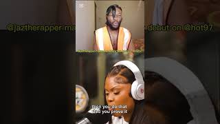 @jazztherapper makes her @funkflex freestyle 🧠🤯