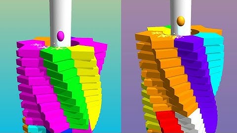 Stack Switch! very Satisfying and Relaxing ASMR Slicing game