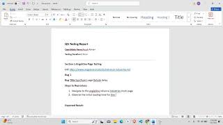 Manual QA Testing | Website Bug Testing Report | AngelOne & IndiaInfoline Testing | QA Assignment