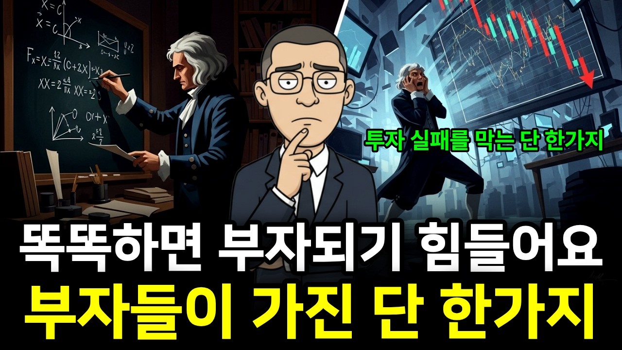 왜 똑똑한 사람이 오히려 가난할까? 똑똑하지 않은 부자들이 평생 지키는 단 1가지 생각의 차이