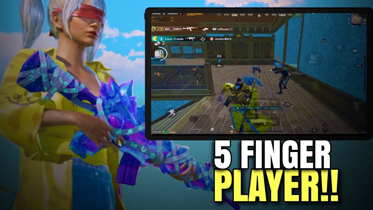 5 FINGER CLAW PLAYER 1v4 CLUTCHES ON NORTH AMERICA SERVER/ PUBG MOBILE ...