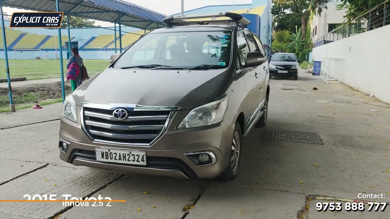 2015, Toyota Innova 2.5Z E4 7S only for Rs. 7.92 lacs at EXPLICIT