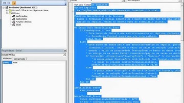 Access 2007 Avançado Macros e Programação VBA - Aula 03: Funções 01